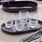 Modulus Tumblers, Set Of 4, Clear